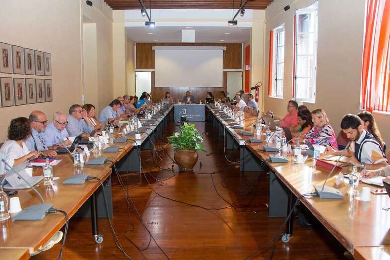 Imagen de archivo del consejo rector de la Universidad de Las Palmas de Gran Canaria (Foto TA)