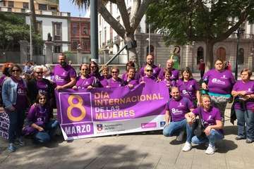 Marcha imparable por la igualdad en la capital grancanaria (Foto Antonio Alí y TA)