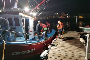 Búsqueda de la cuarta persona que estaba en apuros en aguas de Agaete (Foto TA)