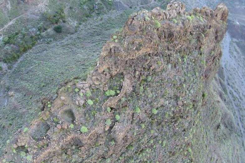 Proceden de los siglos XIII-XIV, poco antes de la Conquista (Foto EFE / Tibicena Arqueología)