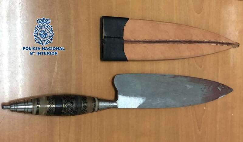 Le provocó cortes en antebrazo y tronco (Foto TA)