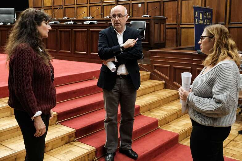 El presidente del Cabildo, Antonio Morales, presentó este lunes las medidas (Foto TA)