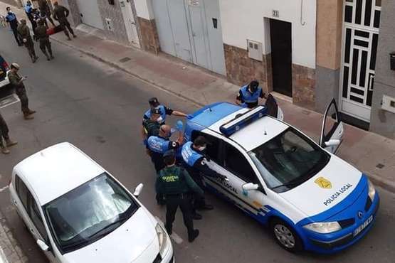 16 detenidos en una reyerta multitudinaria en Vecindario (Foto TA)