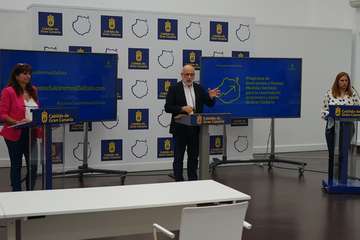 El Cabildo presentó este martes el nuevo plan para la incentivación económica y social de la Isla (Foto Acfi Press)