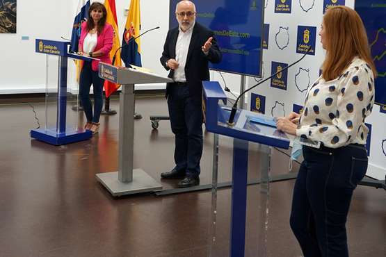 El Cabildo presentó este martes el nuevo plan para la incentivación económica y social de la Isla (Foto Acfi Press)