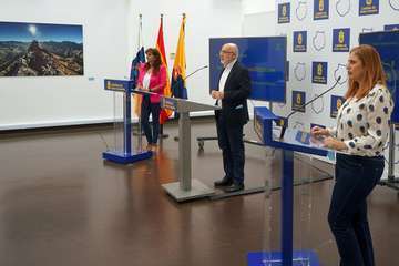 El Cabildo presentó este martes el nuevo plan para la incentivación económica y social de la Isla (Foto Acfi Press)