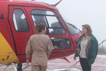 Arranca el Servicio de Helicópteros del Cabildo, esenciales para el primer ataque de los fuegos (Foto TA)