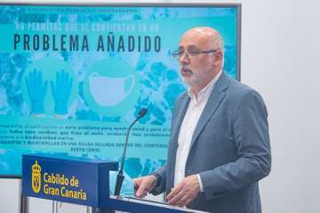 El Cabildo dedicó hoy el Día del Medio Ambiente al nuevo problema de la contaminación originada por el plástico (Foto TA)