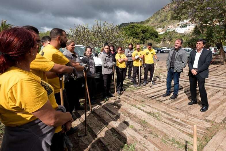 Imagen de participantes en el Plan de Empleo de Garantía Juvenil (Foto TA)