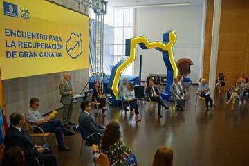 Primer Encuentro para la Recuperación de Gran Canaria con los agentes económicos y sociales de la isla (Foto Acfi Press)