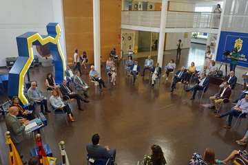 Primer Encuentro para la Recuperación de Gran Canaria con los agentes económicos y sociales de la isla (Foto Acfi Press)