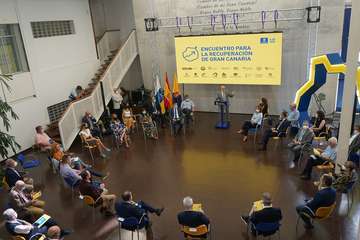 Primer Encuentro para la Recuperación de Gran Canaria con los agentes económicos y sociales de la isla (Foto Acfi Press)