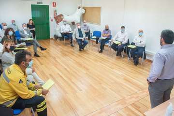 El Cabildo trabaja en una estructura de futuro para afrontar el reto del agravamiento de emergencias (Foto TA)