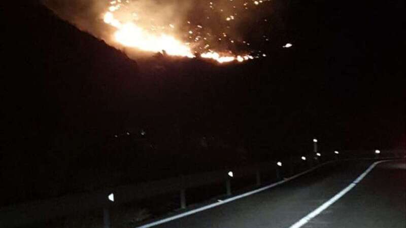 Conato de incendio en Mogán (Foto TA)
