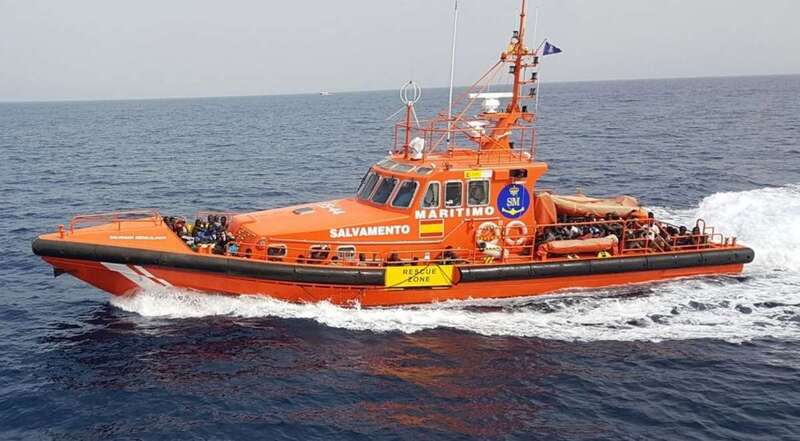 Embarcación de Salvamento Marítimo (Foto TA)