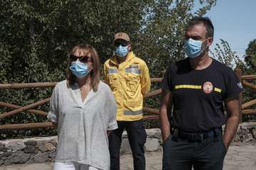El Cabildo diseña un plan para aumentar las zonas de cortafuegos por su gran efectividad y renovará la red de cámaras de vigilancia/TA.