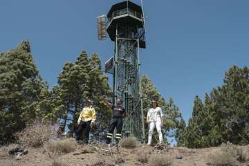 El Cabildo diseña un plan para aumentar las zonas de cortafuegos por su gran efectividad y renovará la red de cámaras de vigilancia/TA.