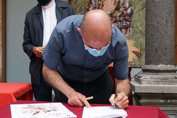 Presentación del programa de las fiestas del Pino 2020/Acfi Press.