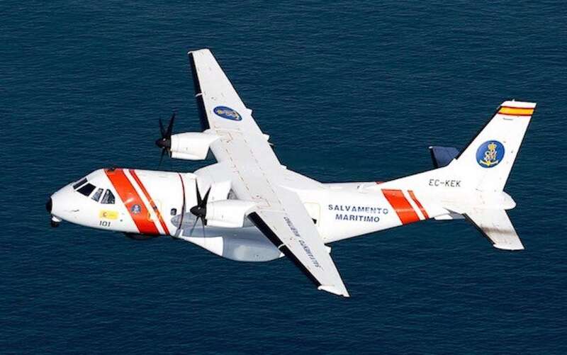 Imagen de archivo de un avión de Salvamento Marítimo/TA.
