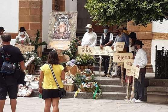 Telde, en la más atípica de las ofrendas a la Virgen del Pino que se haya celebrado en Teror/TA.