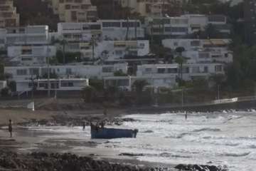 Arriban al sur de Gran Canaria cuatro pateras a primera hora de este viernes/TA.