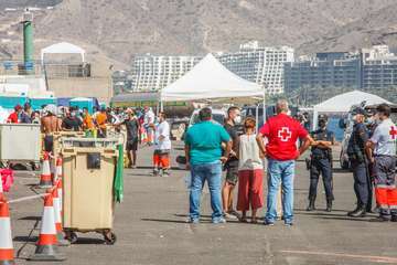  El juez que tutelaba el CIE denuncia las condiciones inhumanas de los inmigrantes en Arguineguín/Acfi Press.