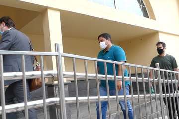 Libertad sin fianza para la alcaldesa de Mogán, Onalia Bueno, y los ediles Mencey Navarro y Tania Alonso/Acfi Press.