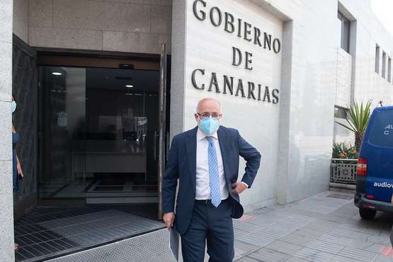 Reunión de Antonio Morales con el presidente del Gobierno canario, Ángel Víctor Torres/TA.