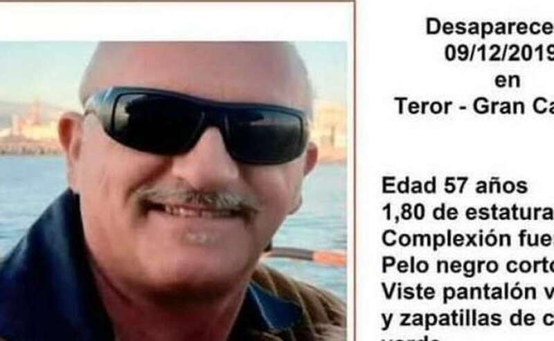 José Delgado Naranjo, de 57 años, que fue visto por última vez el pasado 8 de diciembre en Teror (Foto Canarias7)
