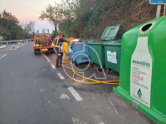 Un voluntario de Protección Civil en la zona/TA.