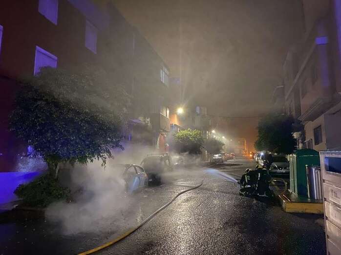 Imagen del incenio/Bomberos de Gran Canaria.