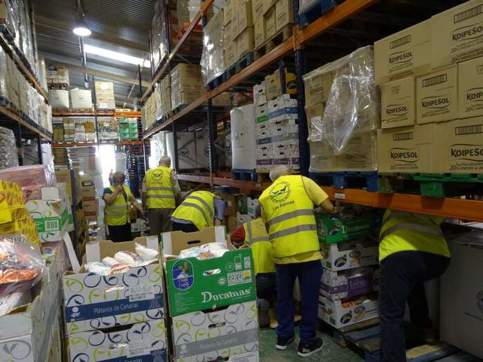 Imagen de archivo del Banco de Alimentos de Las Palmas (Foto TA)