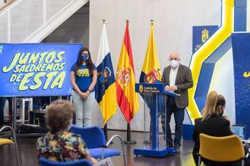 Presentación de la campaña de sensibilización de los jóvenes grancanarios/TA.