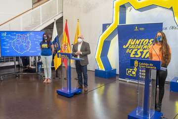 Presentación de la campaña de sensibilización de los jóvenes grancanarios/TA.