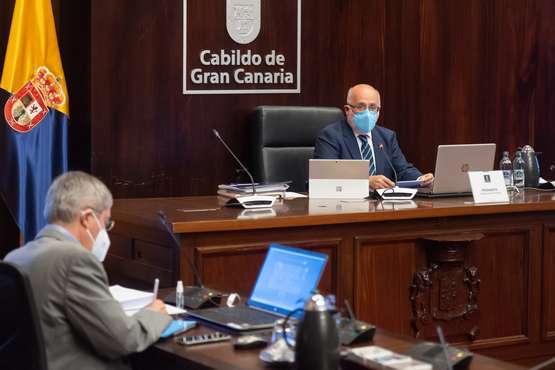 Pleno de Debate del Estado de la Isla, este jueves en el Cabildo grancanario/TA y Acfi Press.