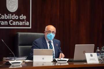 Pleno de Debate del Estado de la Isla, este jueves en el Cabildo grancanario/TA y Acfi Press.