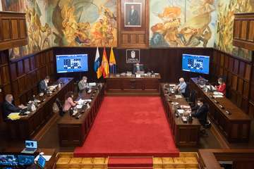 Pleno de Debate del Estado de la Isla, este jueves en el Cabildo grancanario/TA y Acfi Press.