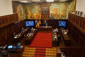 Pleno de Debate del Estado de la Isla, este jueves en el Cabildo grancanario/TA y Acfi Press.