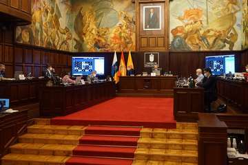 Pleno de Debate del Estado de la Isla, este jueves en el Cabildo grancanario/TA y Acfi Press.