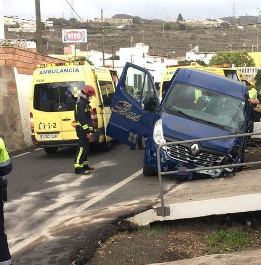 El accidente se registró en los accesos de la Urbanización Santa Margarita (Foto @PoliciaLPA)
