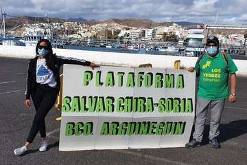 Visita del ministro de Interior al muelle de Arguineguín/TA/Acfi Press.