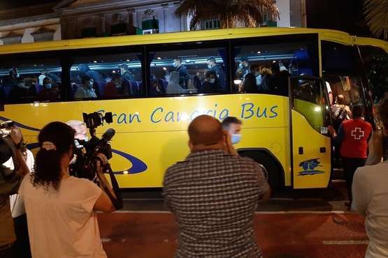 Migraciones realoja en bungalós a los marroquíes que abandonaron Arguineguín/TA.