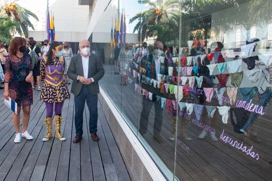 La violencia sexual, centro de la reinvindicación del 25N contra el machismo en Gran Canaria/TA.