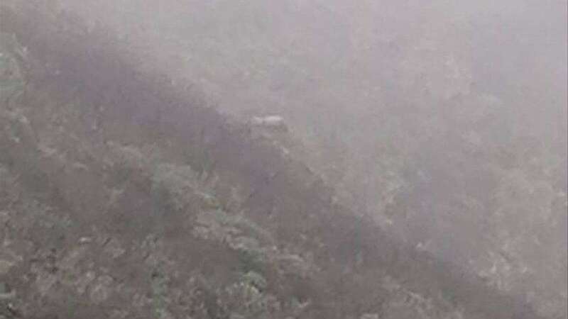 Sector por donde se precipitó el vehículo/Galdaraldia.