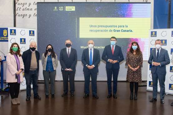 Presentación de los presupuestos del Cabildo de Gran Canaria para 2021/TA.