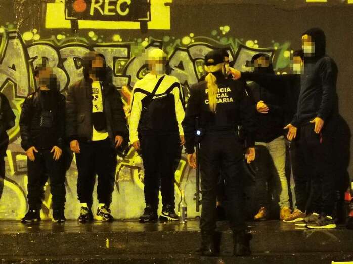 Intervención policial/TA.