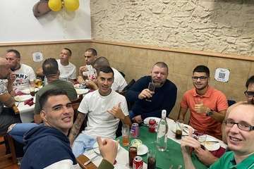 Fiesta navideña del grupo murguero grancanario/TA.