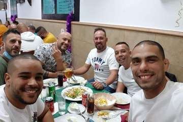 Fiesta navideña del grupo murguero grancanario/TA.