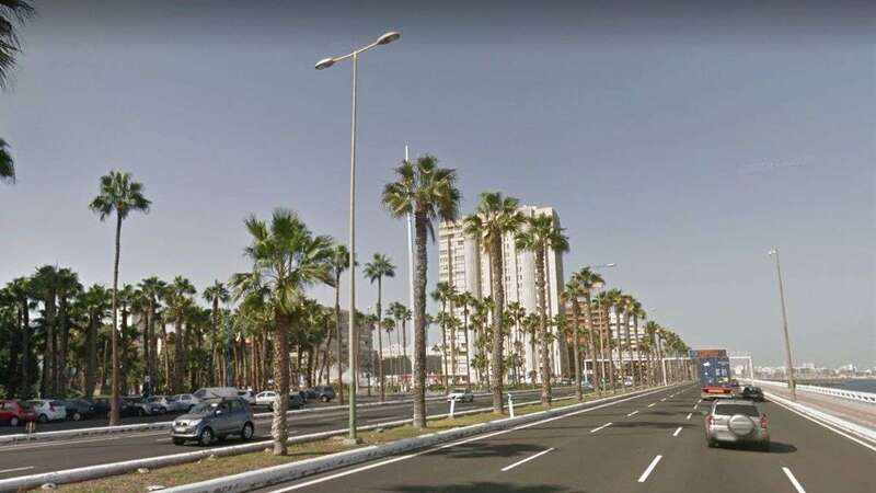 Avenida Marítima de Las Palmas de Gran Canaria, a la altura de la Fuente Luminosa/TA.