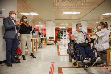 Primeras vacunas en Gran Canaria/Acfi Press.